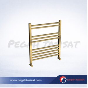 حوله خشک کن طلایی براق لول