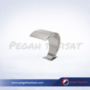 نازل کرتین استخری قوسی استیل